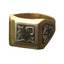 Серебряное кольцо Арамис с позолотой 10020200А06